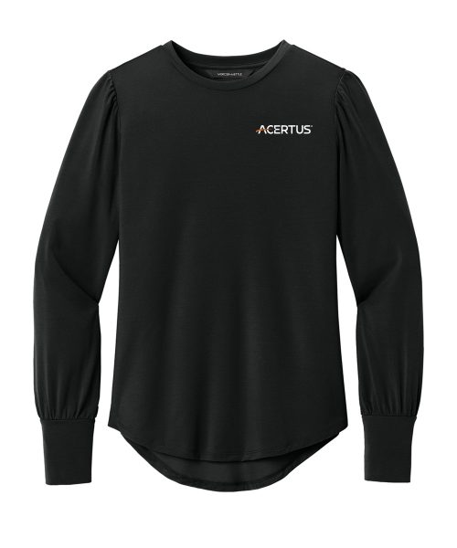 Mercer+Mettle® Women’s Stretch Jersey Long Sleeve Blouson Top